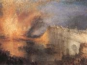 J.M.W. Turner, The Burning of the Houses of Parliament